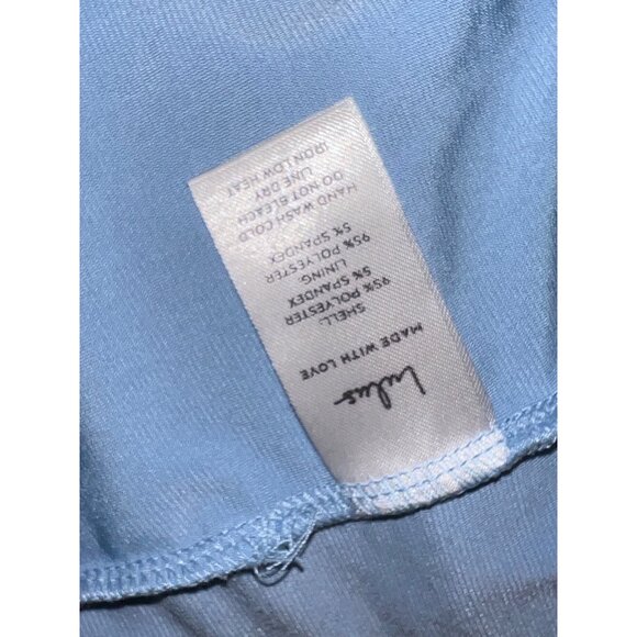 Lulus Amazing Presence Slate Blue Mesh Ruched Column Maxi Dress Sz XS Womens Blu - Picture 7 of 16